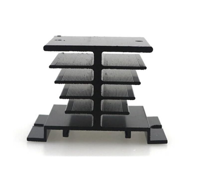 Heat Sink 80mm x 60mm x 50mm for Solid State Relay SSR Black