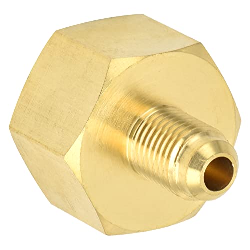 Image of Gavigain Air Conditioning Adapter, W21 to 1 /4SAE Air Conditioning Refrigerant Adapter, Suitable for R32, R134A, R407A, R404A, R422A, R422D, R507, R407C, R417A, R437A, R407F Refrigerants.