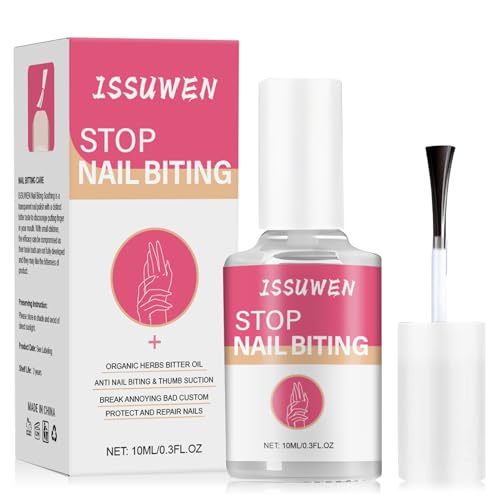 Bitter Nagellak tegen nagelbijten - 10 ml Stop Biting nagelbijten nagellak, duimzuigen stop nails polish, vingernagels, kauwen stoppen voor kinderen en volwassenen, nagelverzorging