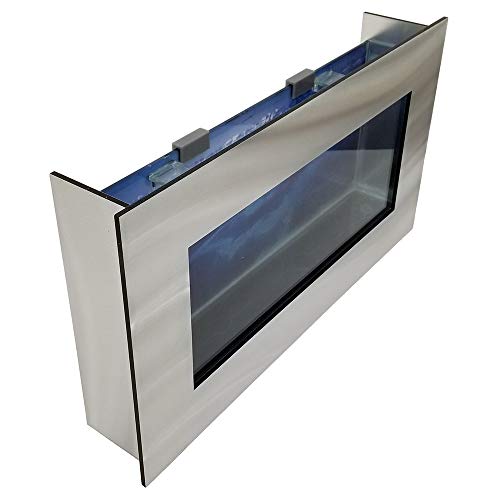 Aussie Aquariums Aa-Miniview-Bsilver 2.0 Wall Mounted Aquarium, Brushed Silver #TOP2