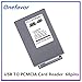 Onefavor ATA PCMCIA Memory Card Reader, 68PIN PCMCIA Card to USB Adapter Converter, CardBus PCMCIA PC Card/ATA Memory Card Reader