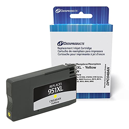 Dataproducts Brand Remanufactured Ink Cartridge Compatible With/Replacement For Hp 951Xl Cn048An | Yellow #TOP7