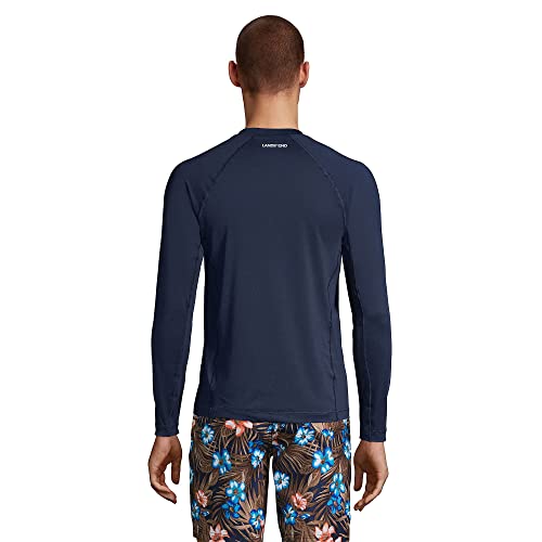 Lands' End mens Long Sleeve Swim Tee Rash Guard2
