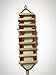 Happy Birds Parrot Toy - 15.5 inch Leather and Wood Ladder