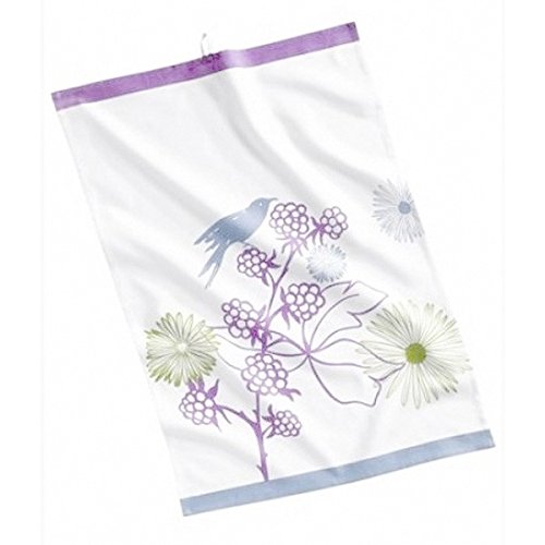 2 Torchons essuie avec oiseau imprimé 50 x 70 cm Cover