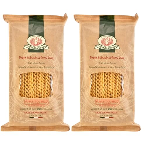 Rustichella d'Abruzzo Fusilli col Buco Pack of 2