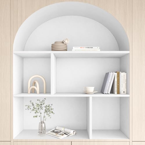 Papier peint en velours blanc autocollant VEELIKE pour tiroir et boîte à bijoux - 5