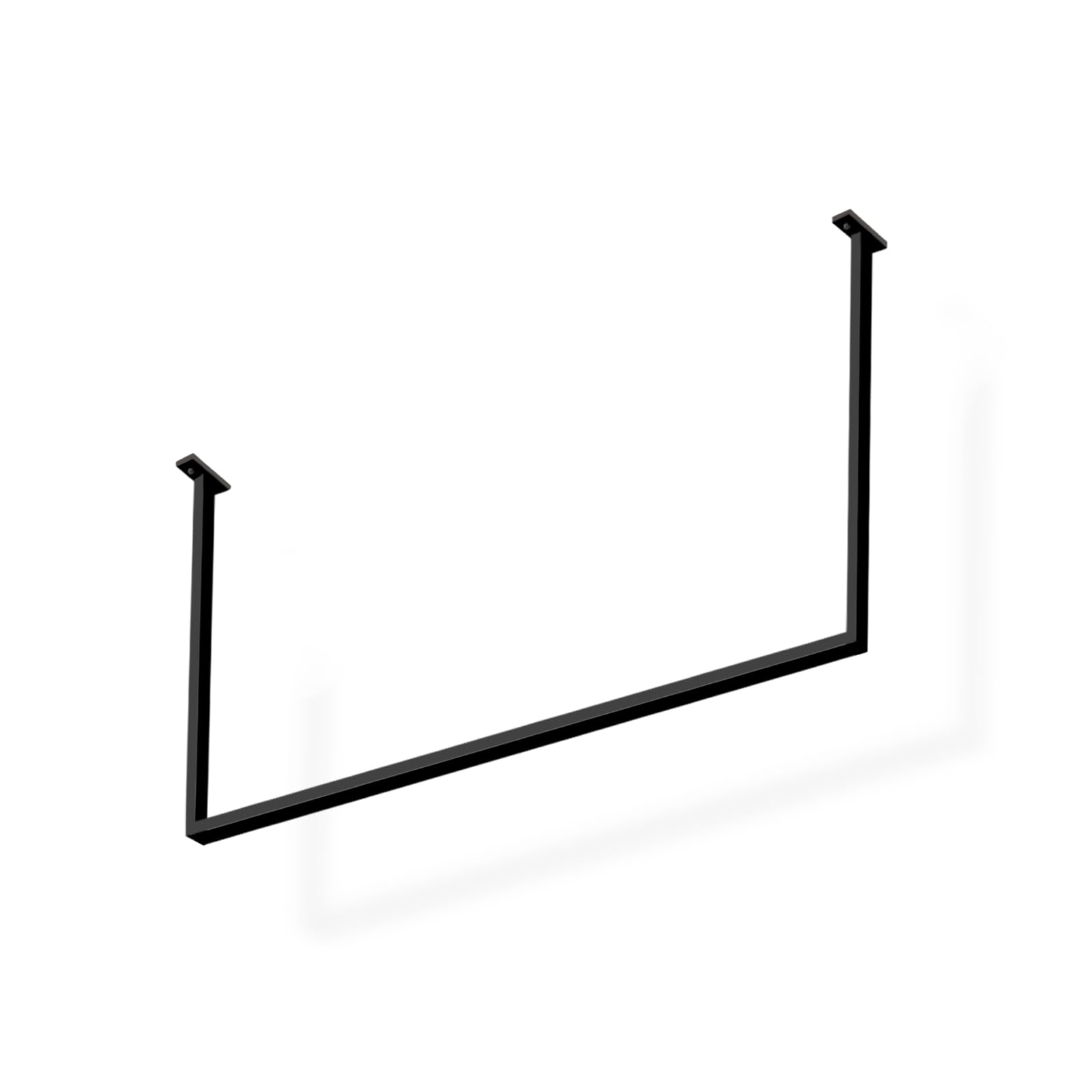 Amazon.co.jp : monoKOZZ 天井用 アイアンバー 洗濯物干し コの字型  