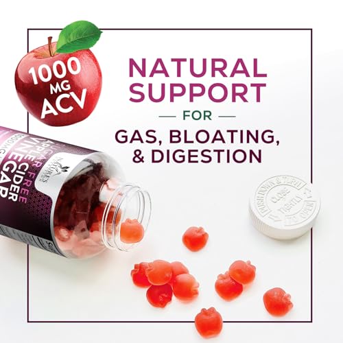 Nature'S Nutrition NNAPPLECVGUMMIES Apple Vinegar Gummy For Weight Loss 1000Mg Vegan Apple Cider Vinegar Gummies thumb #5