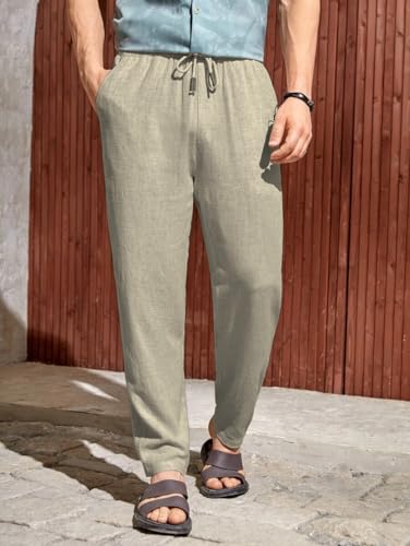 Image of JVX Men Trouser || Lilen Trouser for Men || Lilen Pant (TROUSER-07)