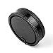Camera Body Cap and Lens Rear Cap Cover Replacement for Sony Alpha A-Mount/Minolta AF Mount Lens,2 Packs