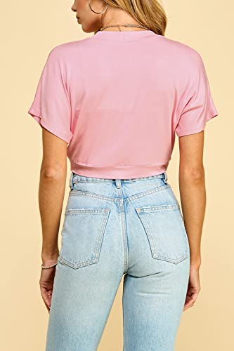 Image of Lock and Love Women's Versatile Open Front Lightweight Short Sleeve Bolero Shrug