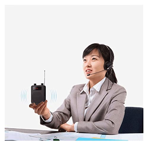DWCJIE Draagbare spraakversterker Persoonlijke luidspreker Microfoon Headset Oplaadbaar Mini-systeem for leraren… - Image 3