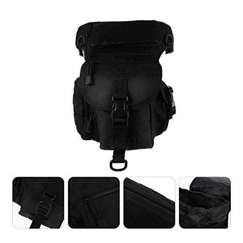 BESPORTBLE Pochete masculina pochete com perna caída, bolsa para coxas, motociclismo, andar à prova