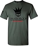 Death Proof Industries Original DPI Speed Shop T-Shirt Tee (Large, Charcoal)