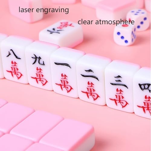 Mini Chinese Mahjong Traditional Mahjong Game Set miniatura 7