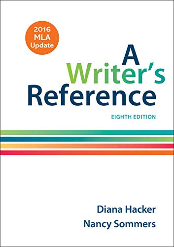 A writer s reference with 2016 mla update