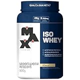 Max Titanium 10 Whey Protein Isolado Baunilha 900g Max Titanium WPI