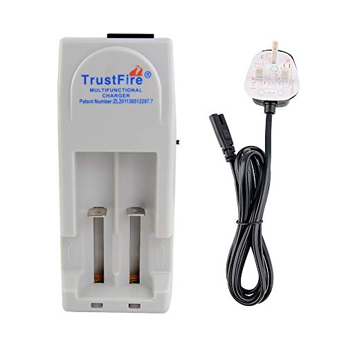 TrustFire TR-001 Battery Charger 3.0V and 4.2V for Rechargeable Batteries Li-ion IMR LiFePO4 10430 10440 14500 16340 17670 18500 18650 18350 AC/DC Multi-functional Lithium Batteries Charger