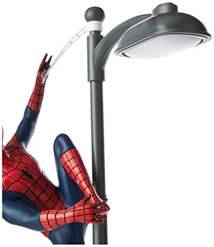 Lampada da Scrivania Spiderman Lampada a Forma di Lampione, Regalo per Fan del Multiverso - Gadget - Immagine 3