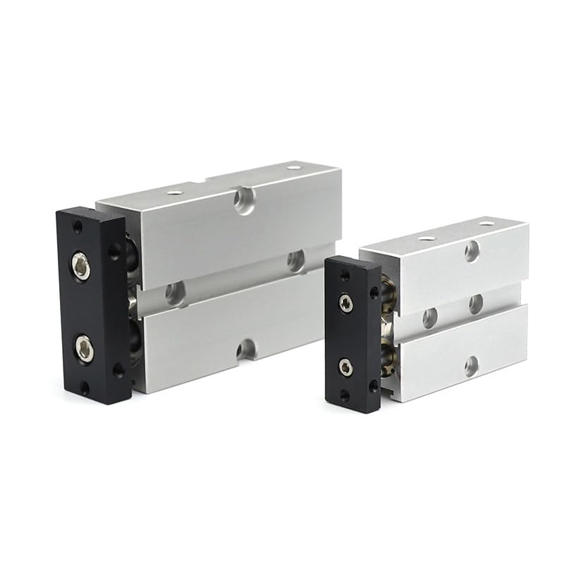 Cylindre pneumatique TN double tige 25mm évite la torsion des charges axiales