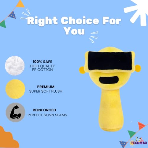 Image of TechMax Solution Yellow Blind Sprunki Plush Toys