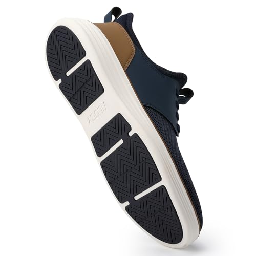 VILOCY Mens Slip On Casual Dress Shoes Hands Free Fashion Sneakers Mesh Tennis Walking Work Shoes Comfortable Breathable Lightweight Non Slip2