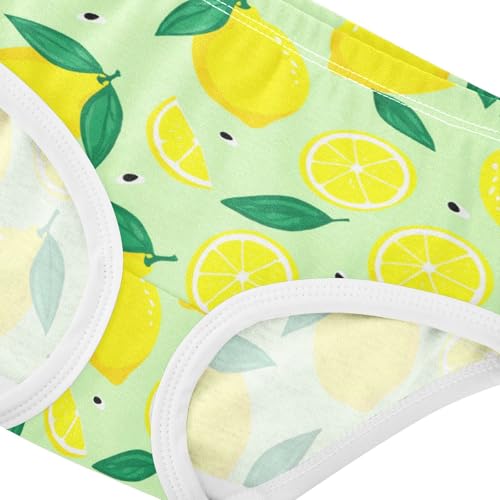 Girls' Underwear Fruit Lemon Green Toddle Brief Panties 23019634