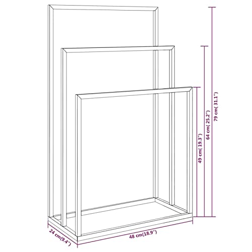 Support de séchage or pour une salle de bain moderne et ordonnée - 4