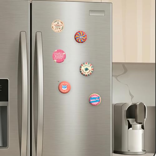 Imán Decorativo Redondo de 2.95 pulgadas Personalizado miniatura 6