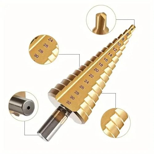 Juego de brocas HSS 6 piezas 4-32 mm miniatura 5