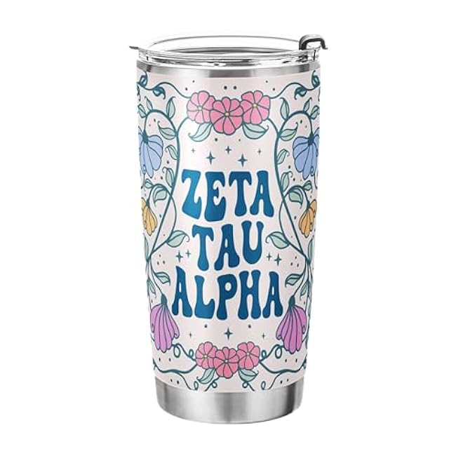 Delta Sigma Theta Sorority Paraphernalia - Official Vendor - 20 oz Stainless Steel Insulated Sublimation Tumbler - Classic