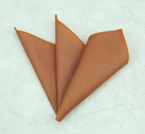 Image of Mens Solid Linen Ties - Slim Pattern Necktie for Men Wedding Groomsmen