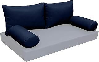 MH GLOBAL |SLIPCOVER ONLY| S2 Outdoor Bolster Backrest Pillow Covers Knife Edge Crib AD101