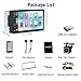 [Upgraded DSP] 7'' Double Din Car Stereo with Wireless Apple Carplay Android Auto, 240W Powerful Sound, FM/AM Radio, 7 Inch LCD Ultra HD Touchscreen, Bluetooth Handsfree, Waterproof Backup Camera, SWC