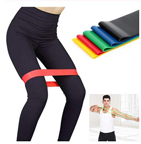 ZYX Resistance Bands,Skin-Friendly Resistance Fitness Exercise Loop Bands with 5 Different Resistance Levels - Ideal for Home, Gym, Yoga, Training,5 sets