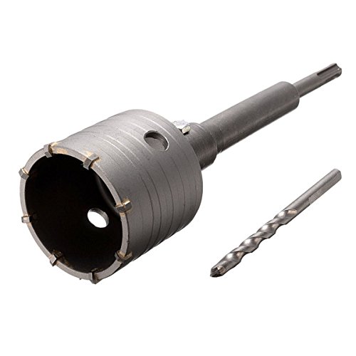 EsportsMJJ Broca De 65 mm Sierra Broca con Vástago SDS Plus para Muro De Hormigón De Piedra Cemento