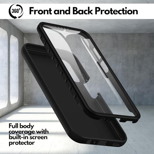 Coque Galaxy A25 5G CBUS noir mat avec protection écran intégrée robuste - 2