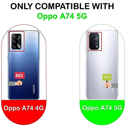 Image of A rtistque Back Cover Case for Oppo A74 5G with Camera Protection | Shockproof TPU | Stylish Protective Design | Slim Fit | Ultra Matte | Oppo A74 5G Back Cover - Black