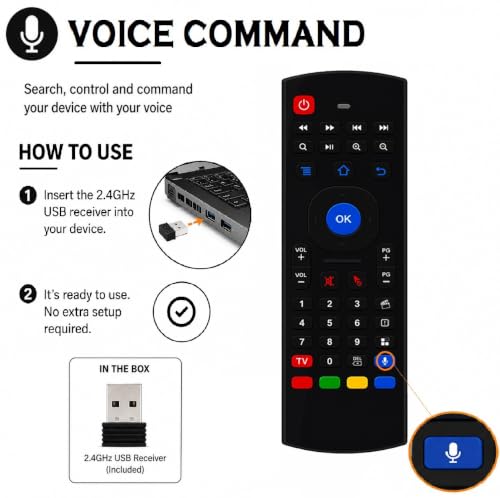 zieva store Store Zieva Store Air Mouse Pointer Smart Universal Remote - Image 3
