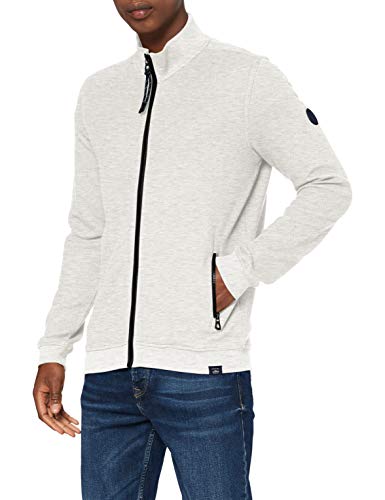 Preisvergleich Produktbild LERROS Herren Sweat Jacket Sweatshirt, Broken White Melange, L