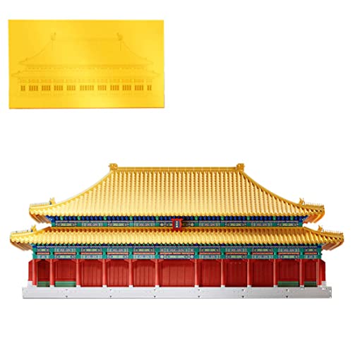 Weltberühmte Architektur Halle des Supreme Harmony Palast Modell, Der Kaiserpalast Bausteine, 7634 Teile Klemmbausteine…