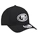 New Era Men's Black San Francisco 49ers Team Collection 9FORTY M-Crown A-Frame Adjustable Hat