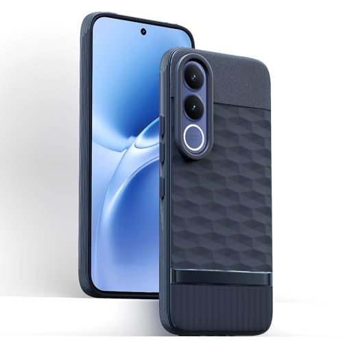 Image of Outlouders Back Cover for Vivo V70 FE 5G | Full Camera Protection | TPU Soft Flexible Shockproof Bumper Case (Blue)
