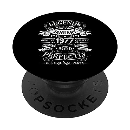 Leyendas nacieron en enero de 1977 regalo de cumpleaños PopSockets PopGrip Intercambiable