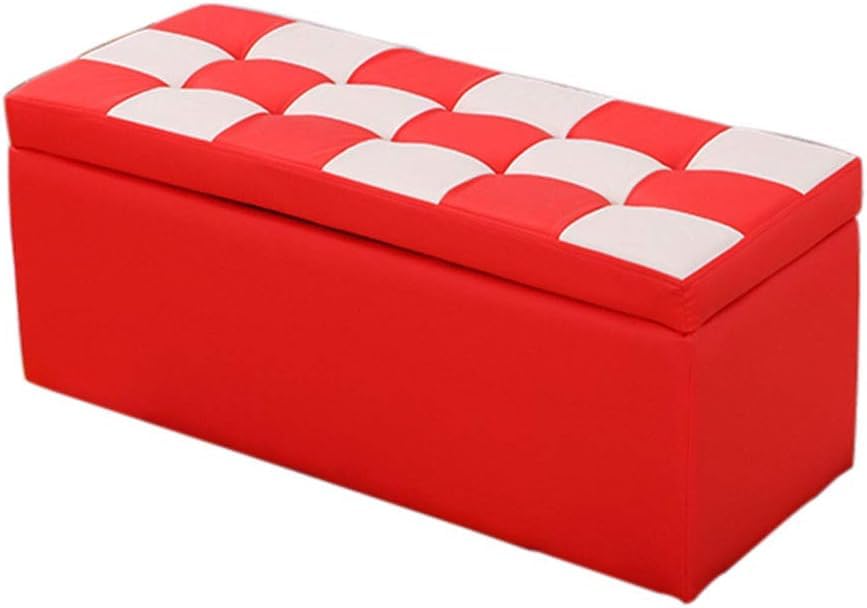 Banc à chaussures créatif et grand coffre de rangement rectangulaire pour l'entrée de maison