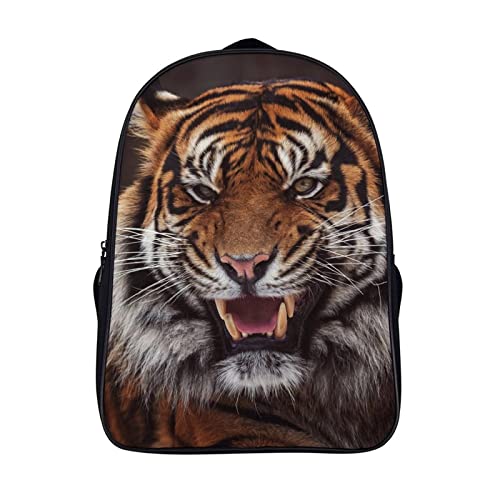 Sac à dos école tigre 3D pour collège cartable de mode léger