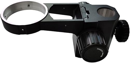 Kit de microscopio negro de 2.992 in para microscopio estéreo de 1.260 in para microscopio binocular Trinocular Soporte de elevación de microscopio