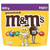 M&M's Peanut, Snack de Cacahuete y Chocolate con Leche, Ideal como Regalo, (800g)