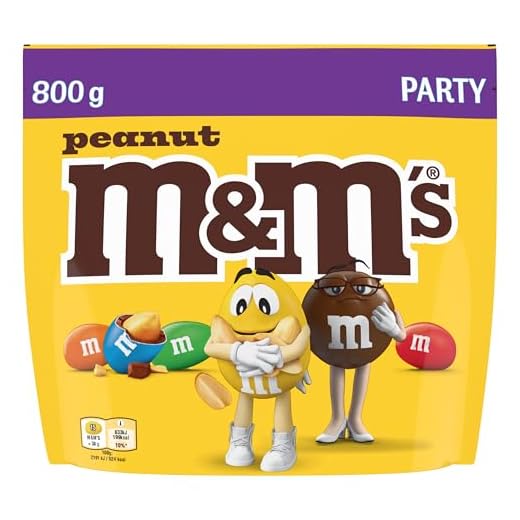 M&M'S | Peanut | Schokolinsen mit Erdnusskern | Geschenk | Eine Packung (1 x 1 kg)